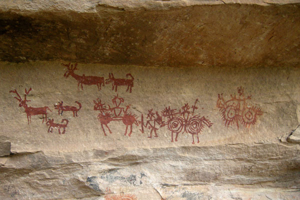 Nanuan Rock Paintings Chanderi Madhya Pradesh